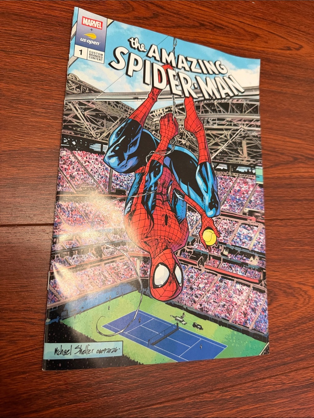 Marvel Spider-Man Stadium Comic Book - US Open edition
